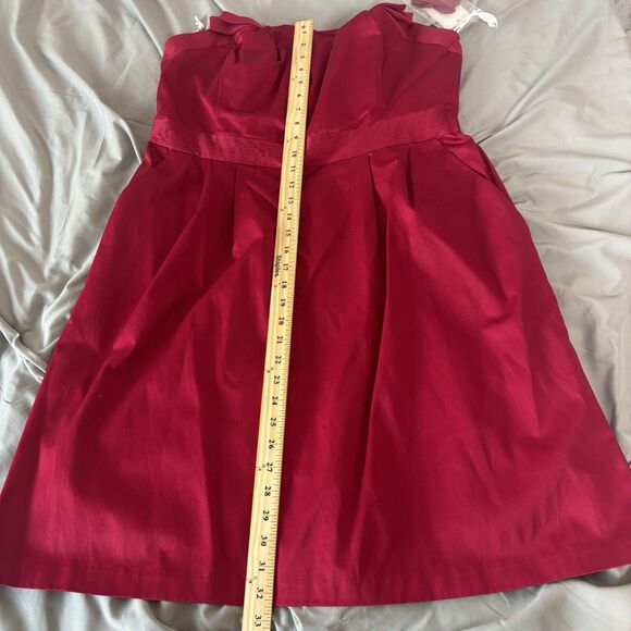 NWT!! David’s Bridal Short Strapless STYLE#84725 Size 16 Color Apple - Picture 11 of 14